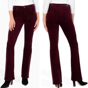 Kut From the Kloth Corduroy Jeans Womens 10 Red Maroon Karen Baby Bootcut